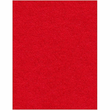 Buffing Floor Pad - 14in X 20in - Red, 5PK